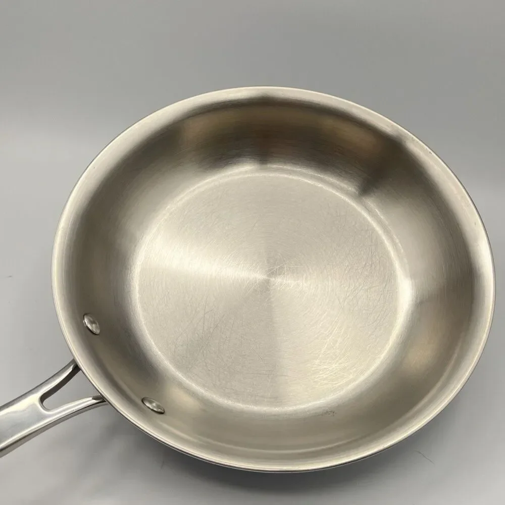 Tramontina Gourmet Tri-Ply Clad Stainless Steel Frying Pan 8in Silver